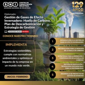 Matrícula en Diplomado Gestión de Gases de Efecto Invernadero Huella de Carbono
